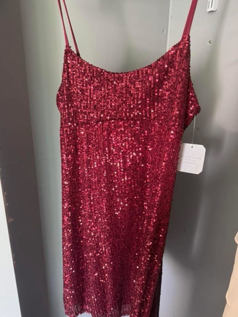 Altar’d state Red Sequin Dress